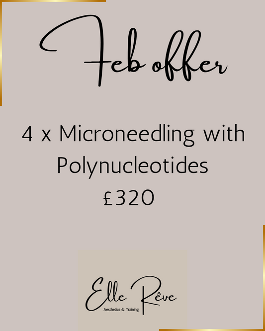 4 sessions of Microneedling with Polynucleotides